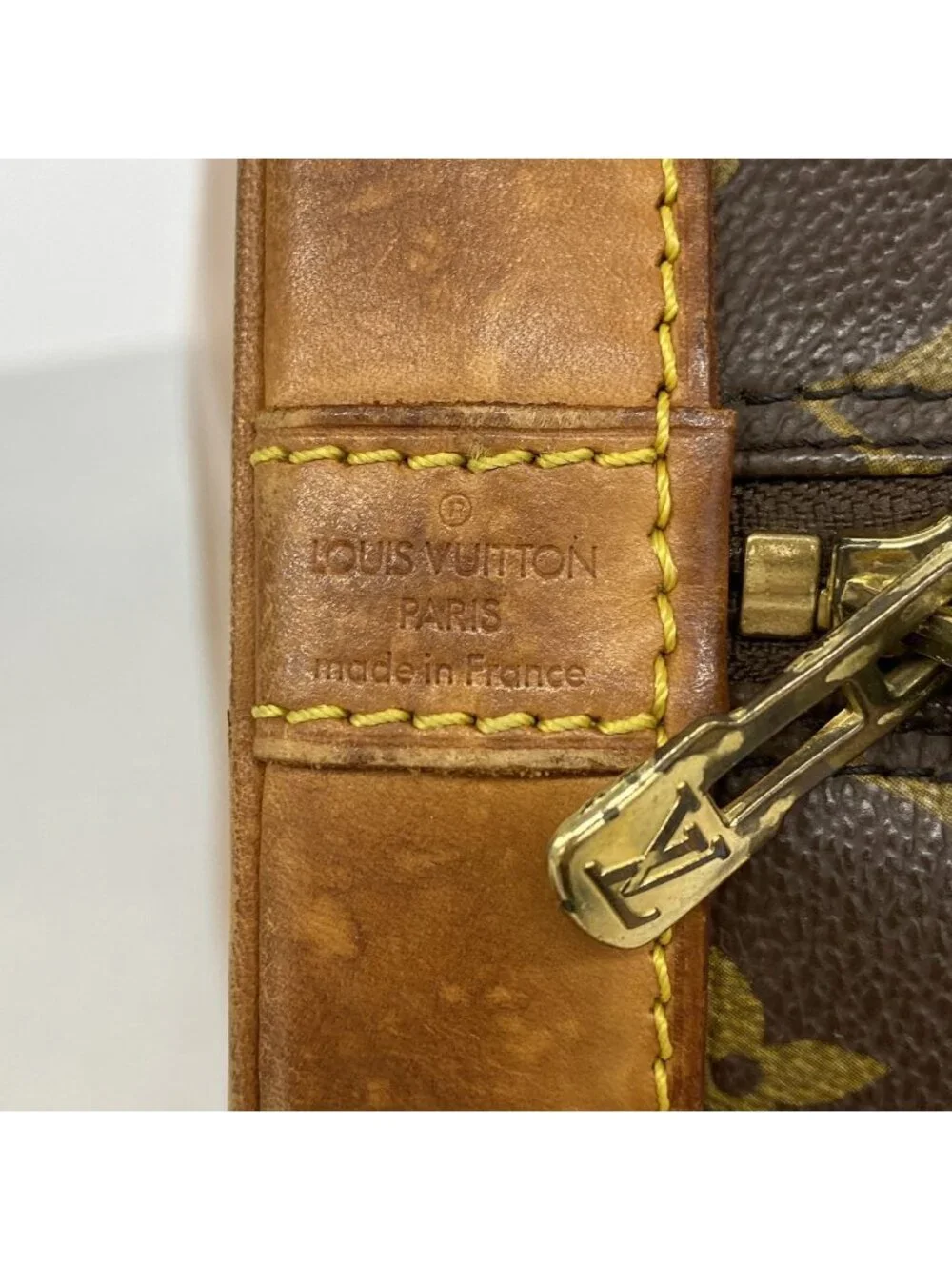 Louis Vuitton Handbag Monogram Alma Brown